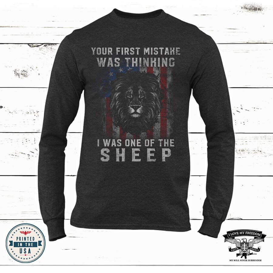 Long Sleeve Lions Not Sheep Shirt