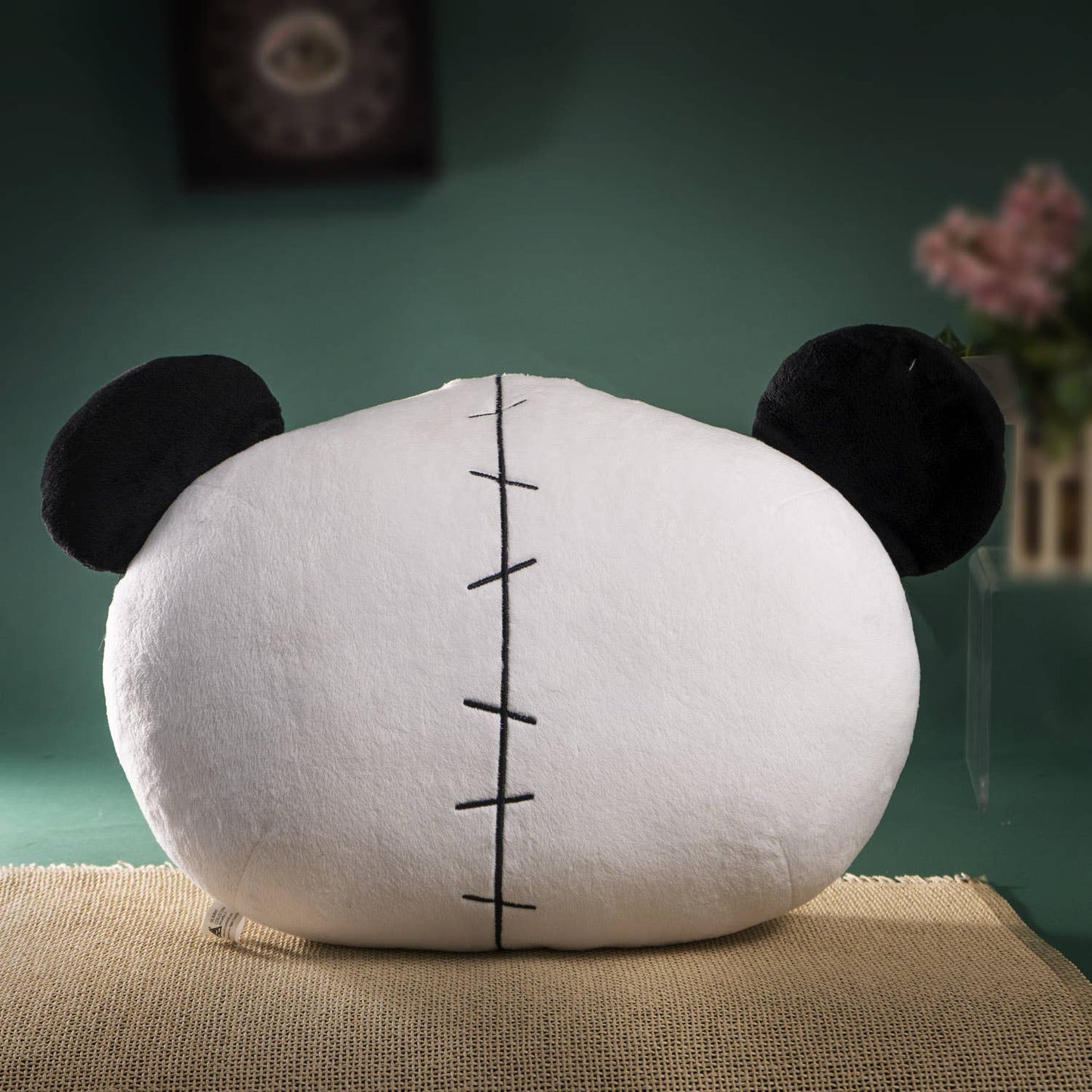 Furrybones Stuffed Plush Pillow Pandie Head - Oak Down Collectibles