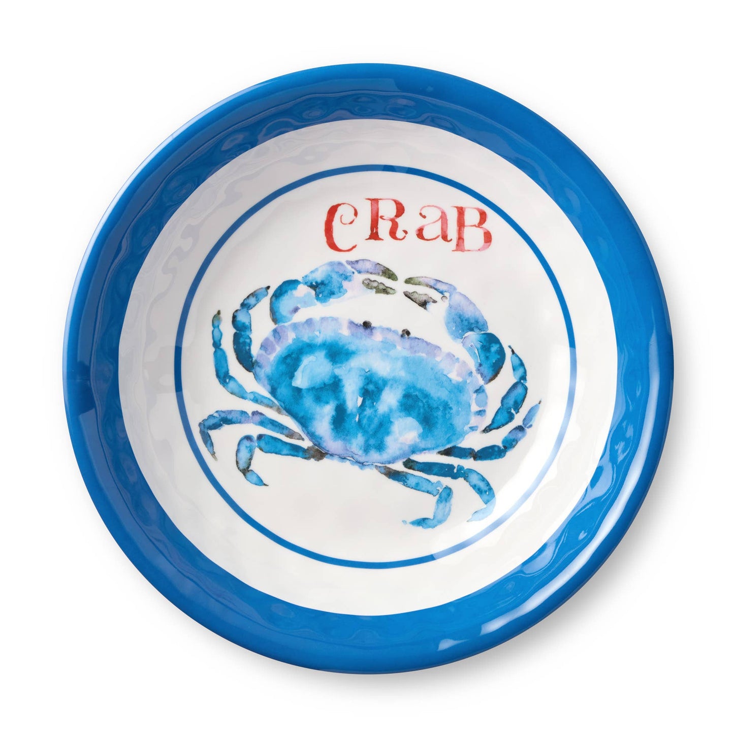 Beach House Crab Large Serving Bowl 13.75" x 2.75" 128 oz