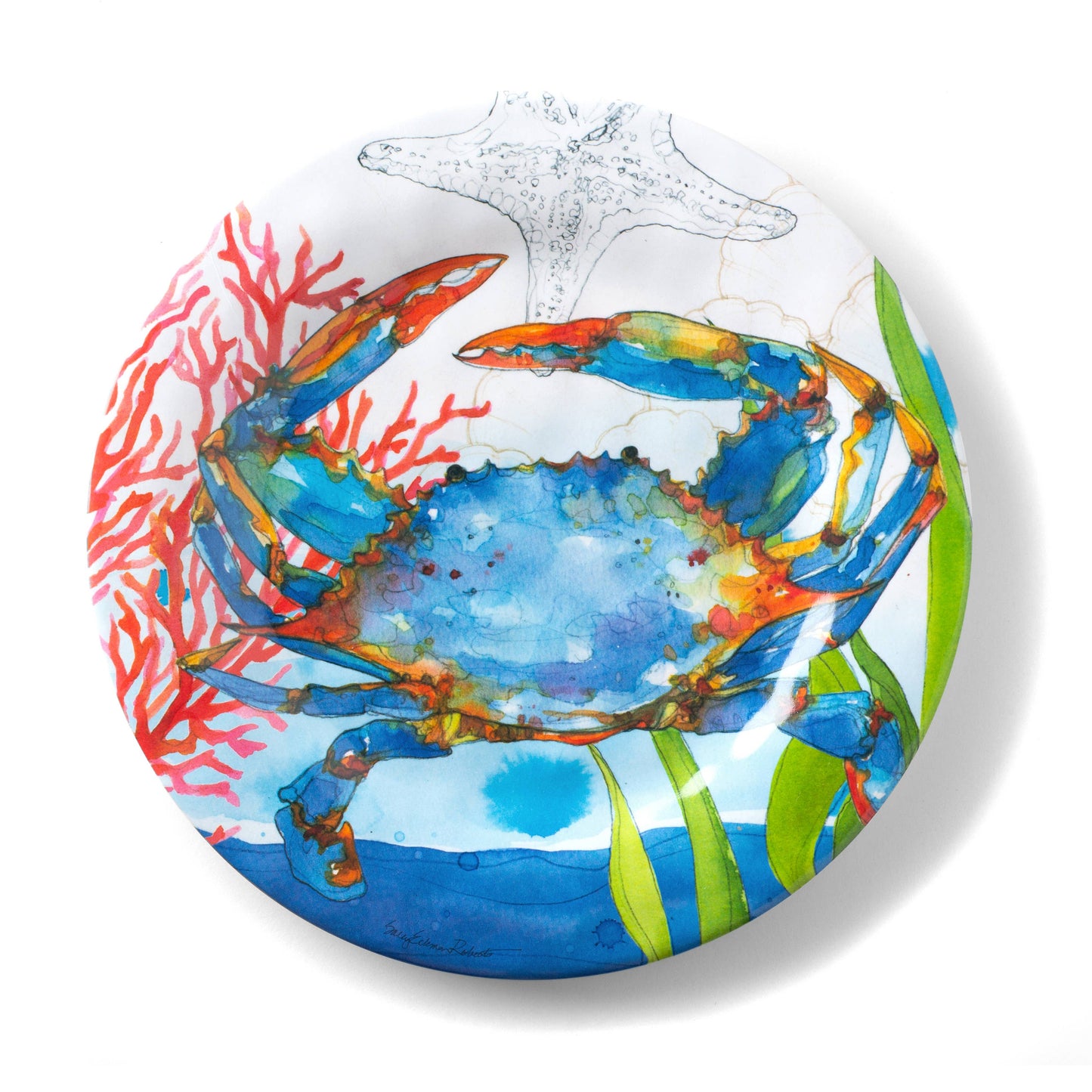 Oceana Coastal Crab Bamboo Salad Appetizer Plate
