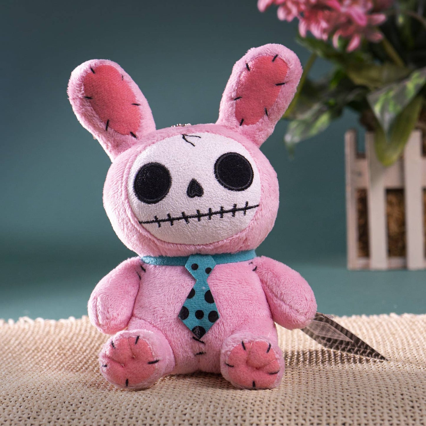 Furrybones Stuffed Plush Pink Bun-Bun Small - Oak Down Collectibles