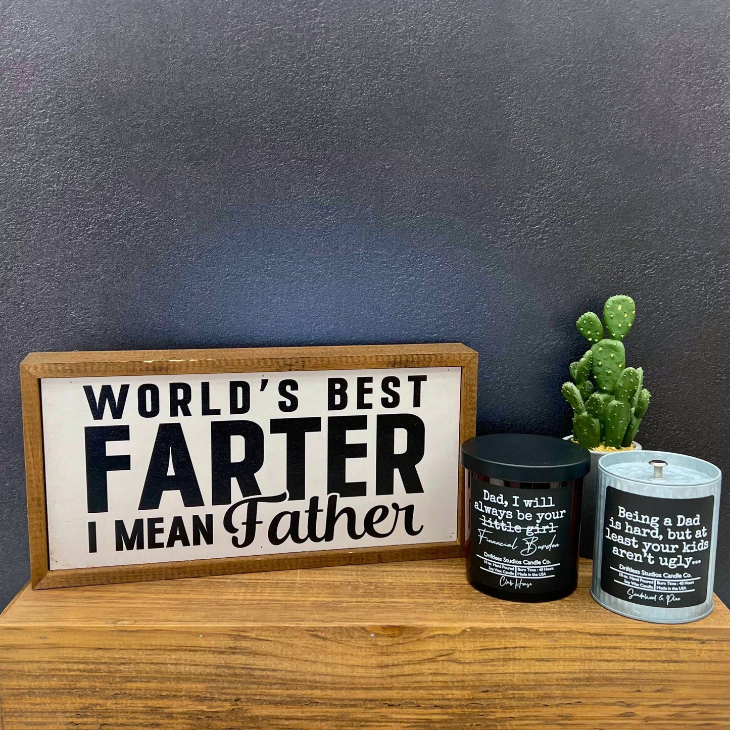 Financial Burden Fathers Day Gifts Candle - Soy Wax Candles - Oak Down Collectibles
