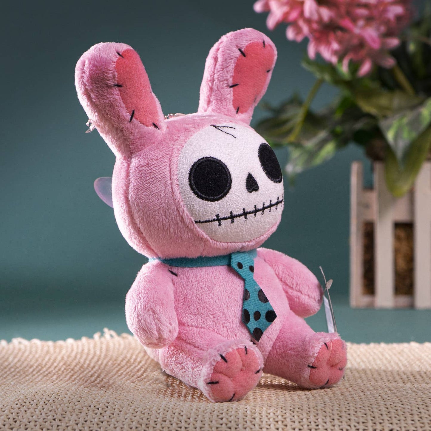 Furrybones Stuffed Plush Pink Bun-Bun Small - Oak Down Collectibles