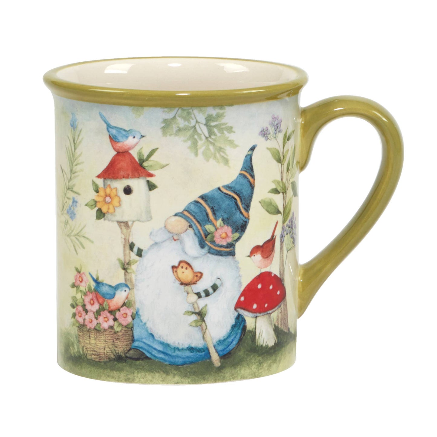 Garden Gnomes Mug 14 oz 4 asst - Oak Down Collectibles