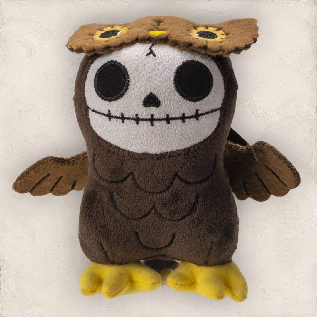 Furrybones Stuffed Plush Hootie Small - Oak Down Collectibles