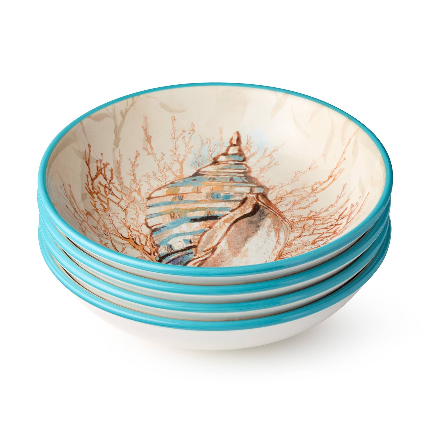 Escape to the Sea Soup/Pasta Bowl 9" x 2" 4 asst. - Oak Down Collectibles