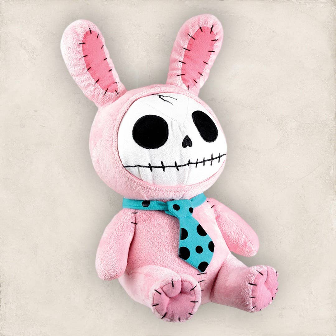 Furrybones Stuffed Plush Pink Bun-Bun - Oak Down Collectibles