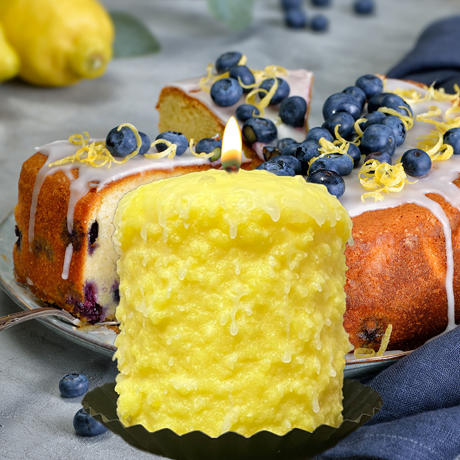 Lemon Blueberry Hearth Candle - Oak Down Collectibles