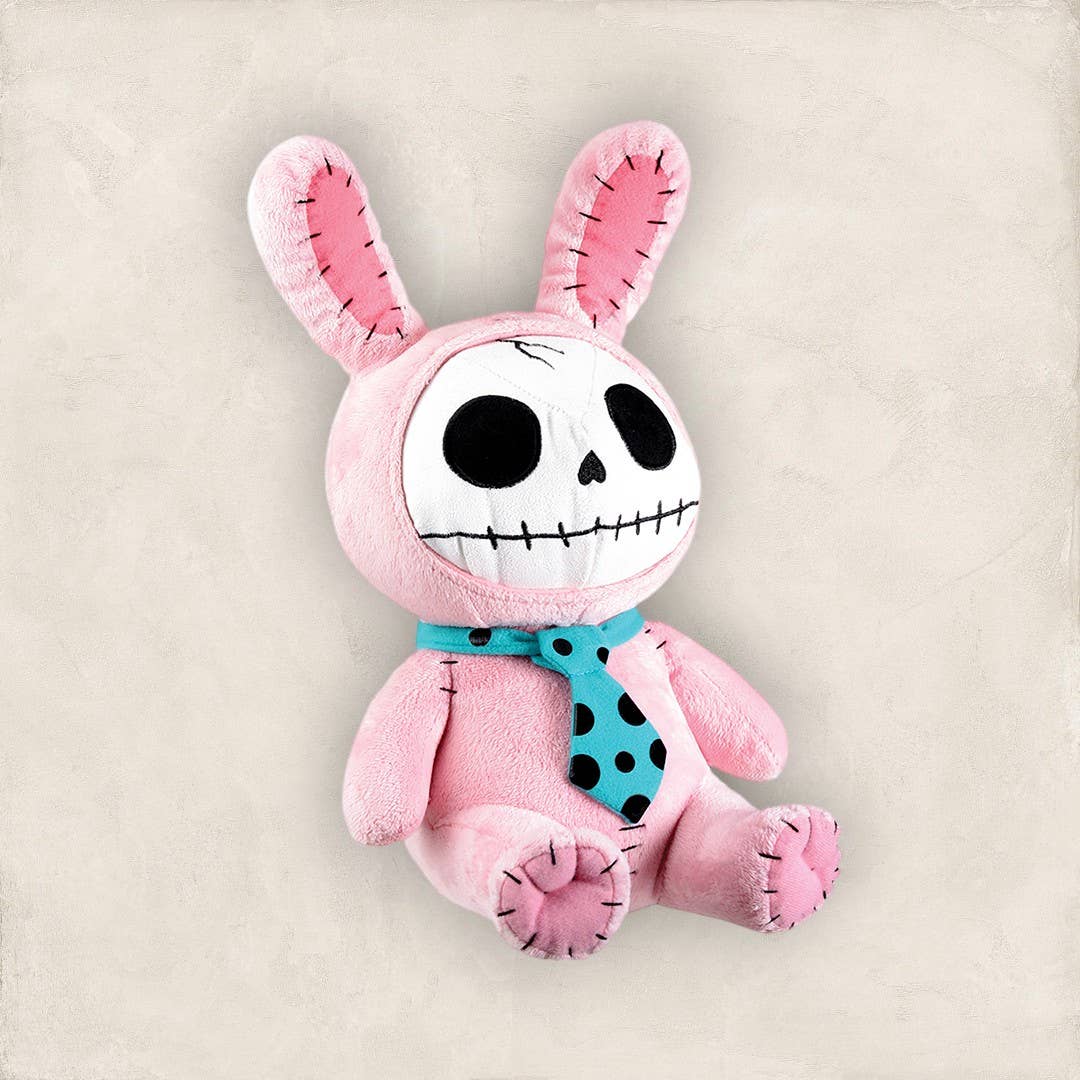 Furrybones Stuffed Plush Pink Bun-Bun - Oak Down Collectibles