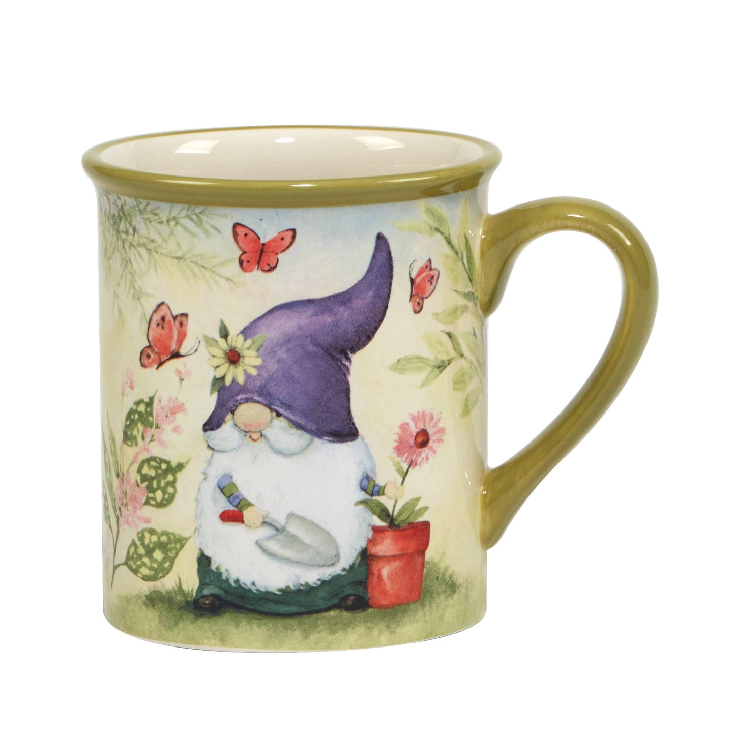 Garden Gnomes Mug 14 oz 4 asst - Oak Down Collectibles