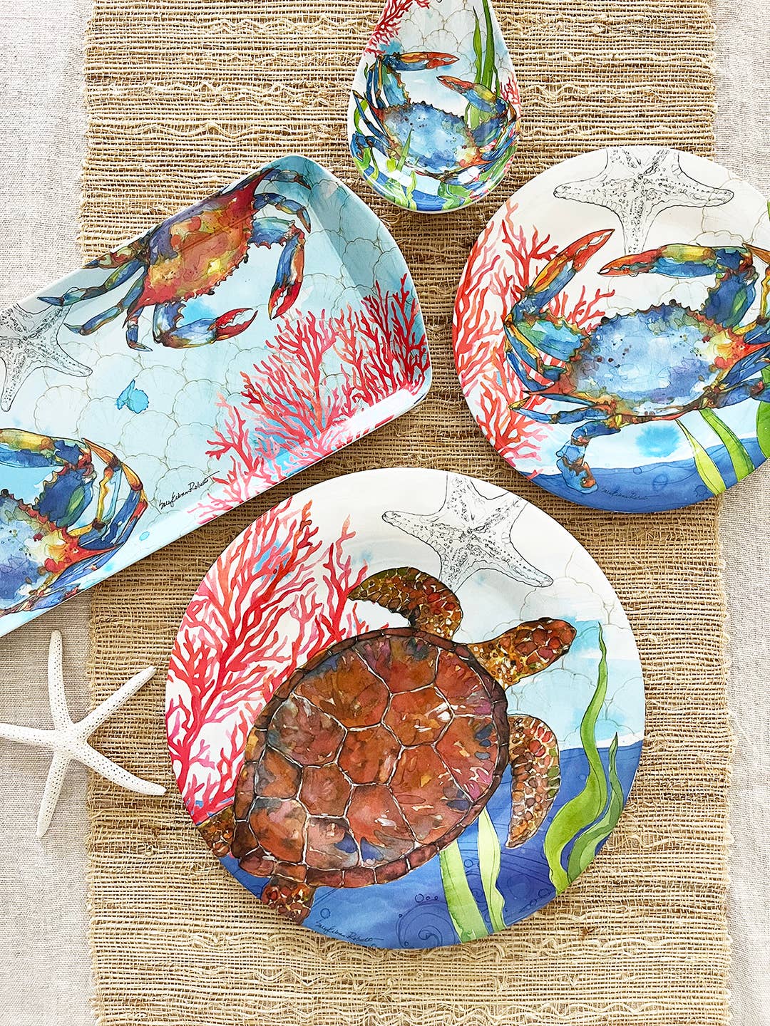 Oceana Coastal Crab Bamboo Salad Appetizer Plate