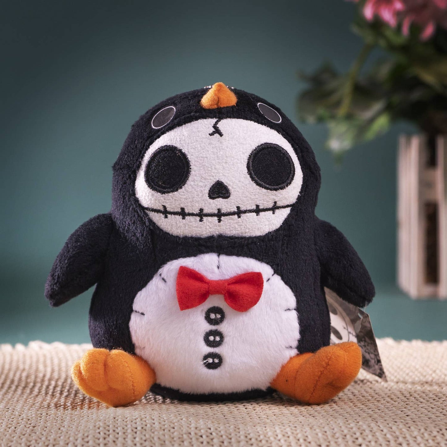 Furrybones Stuffed Plush Pen-Pen Penguin Small - Oak Down Collectibles