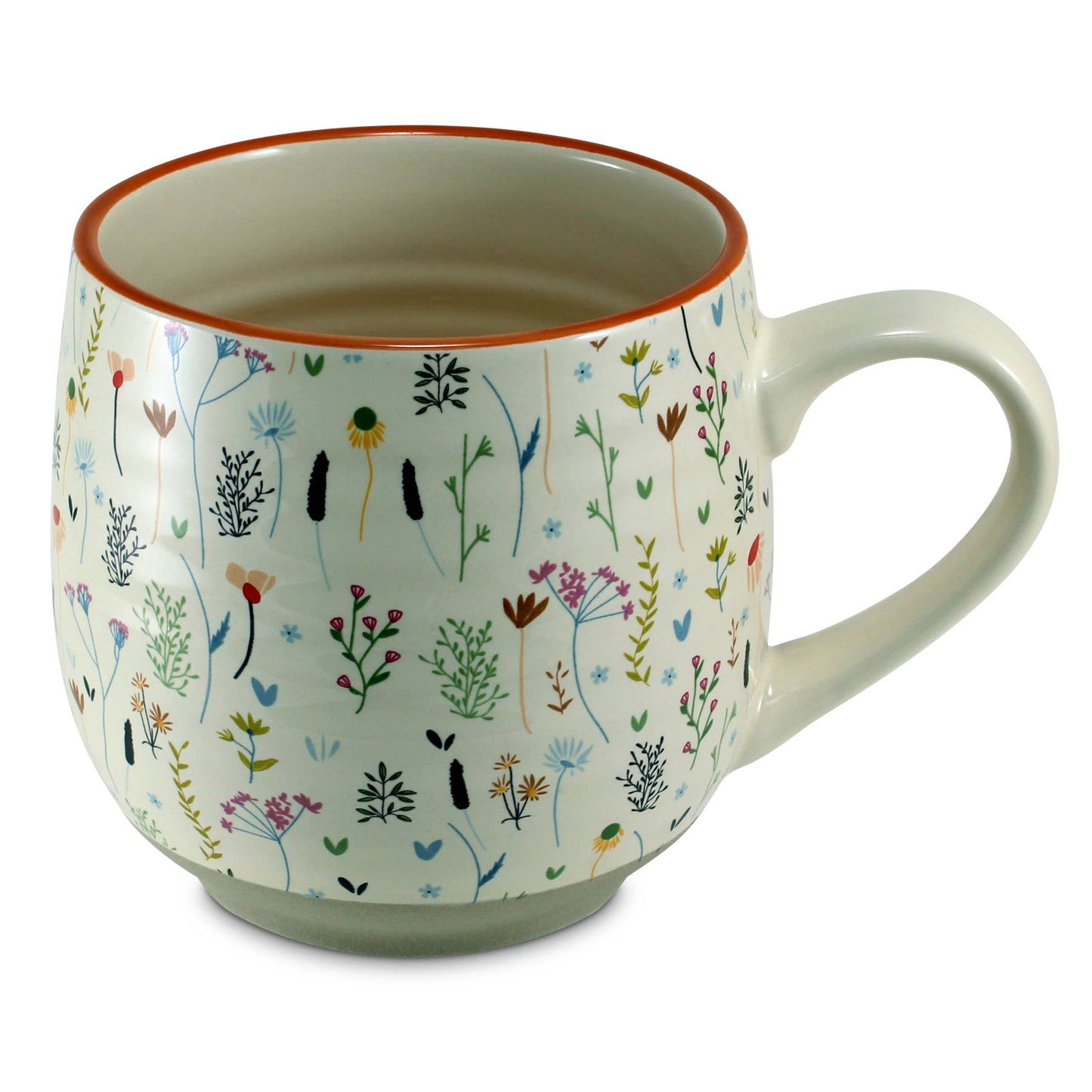 LCP Coffee Mug Make The World Vintage Floral - Oak Down Collectibles