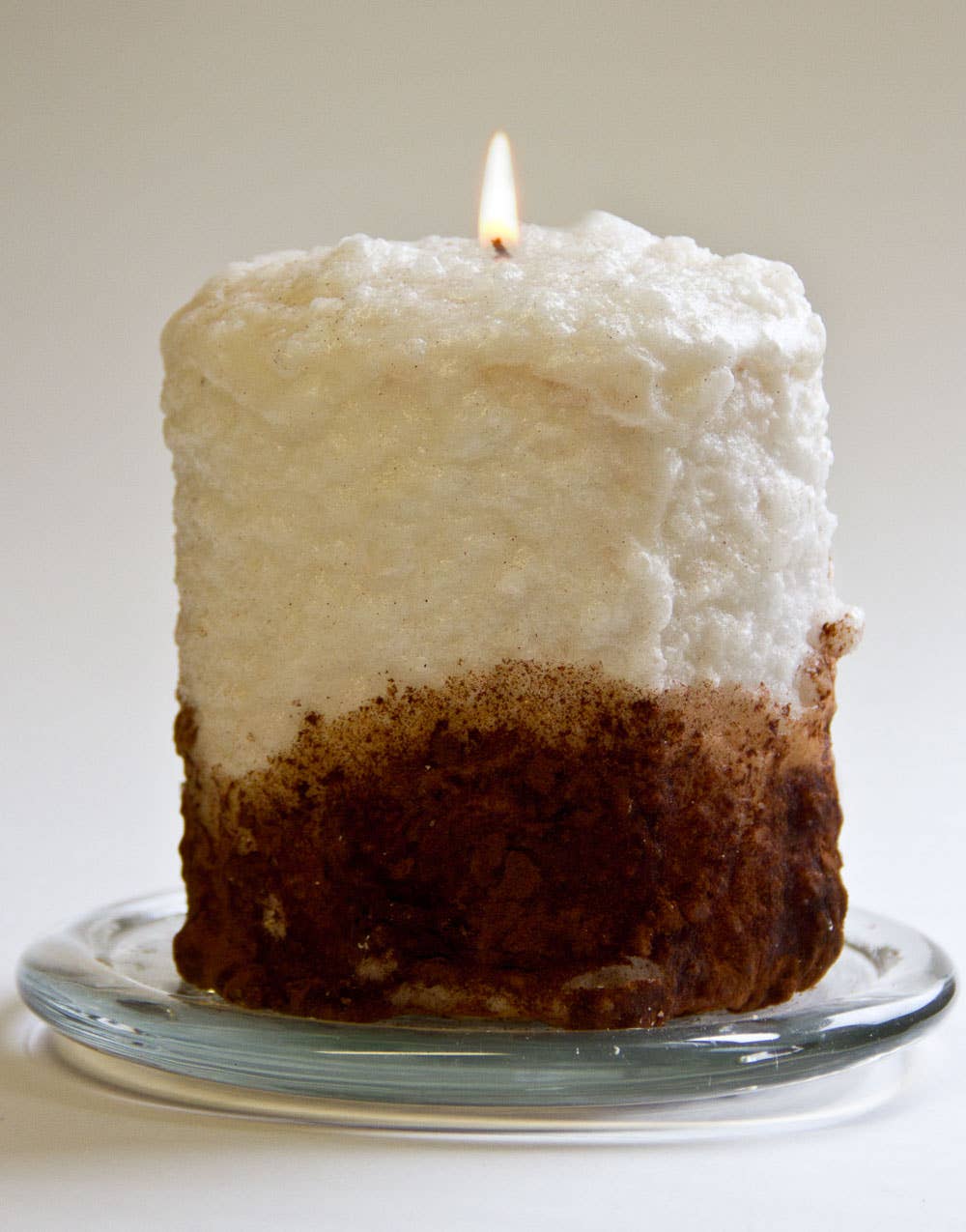 Cinnamon Fried Ice Cream Hearth Candle - Oak Down Collectibles