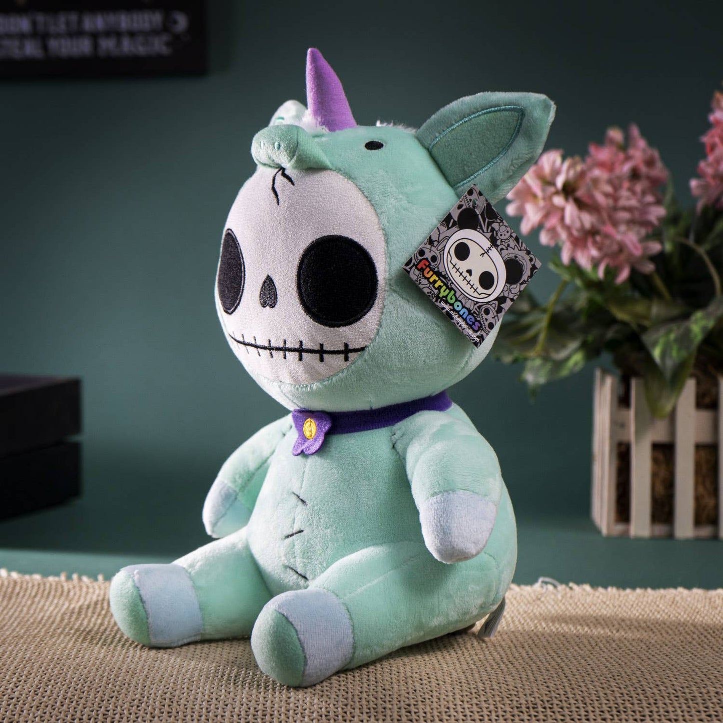 Furrybones Stuffed Plush Unie Unicorn - Oak Down Collectibles