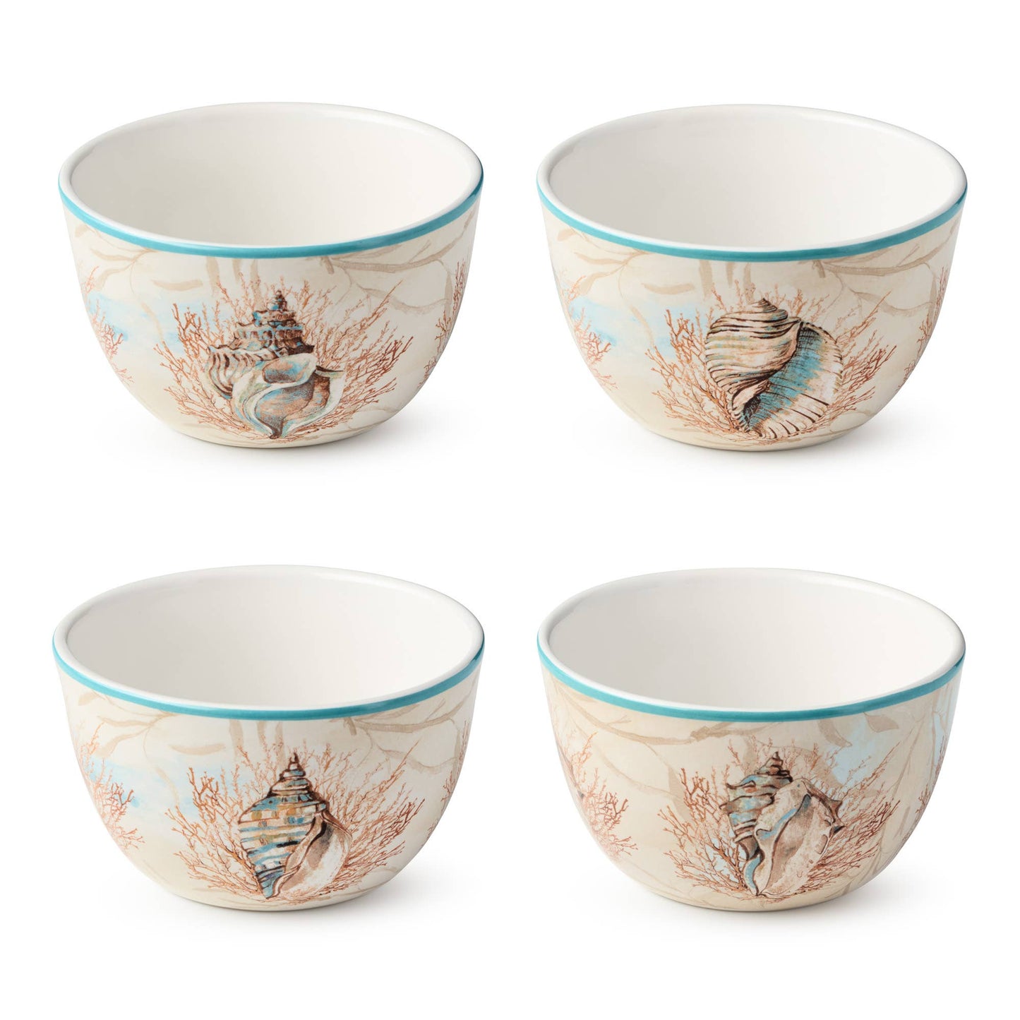Escape to the Sea Ice Cream Bowl 5.25" x 3" 4 asst. - Oak Down Collectibles