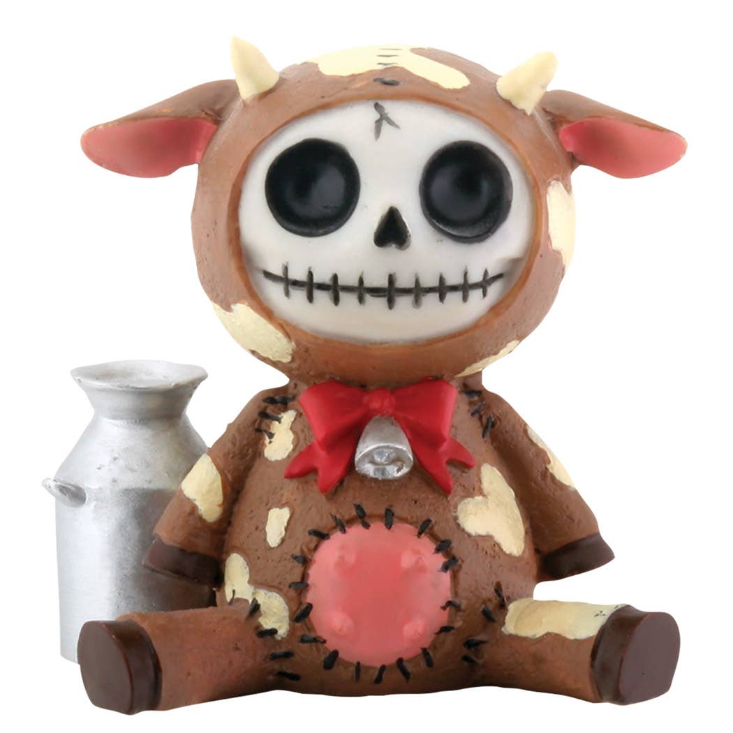 Furrybones Brown Moo Moo - Oak Down Collectibles