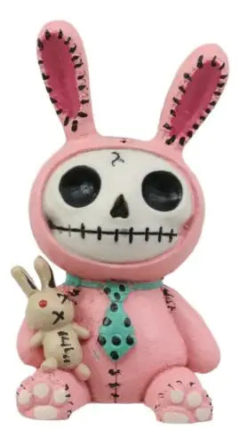 Furrybones Pink Bun Bun - Oak Down Collectibles