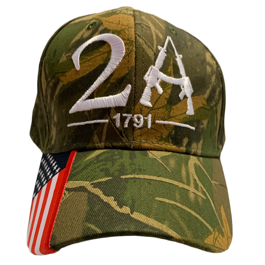 Woodland Camo Second Amendment Hat