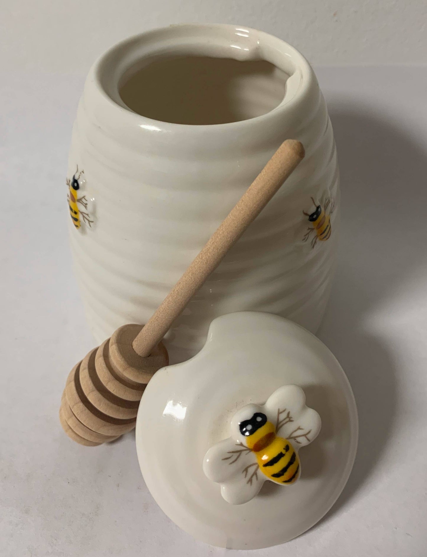 Beehive Honey Pot - 3.5" x 4.5" - Oak Down Collectibles