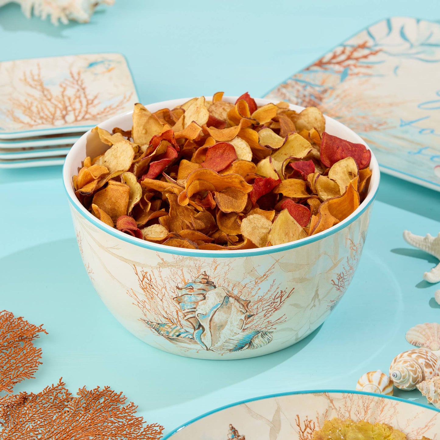 Escape to the Sea Deep Bowl - Oak Down Collectibles