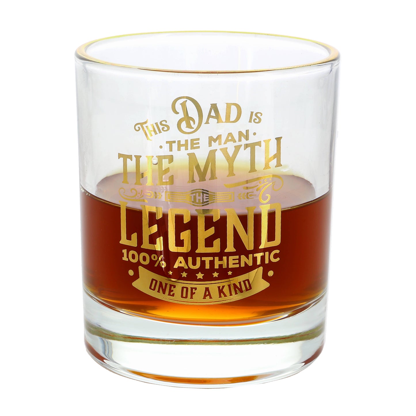 Dad - 8 oz Rocks Glass - Oak Down Collectibles