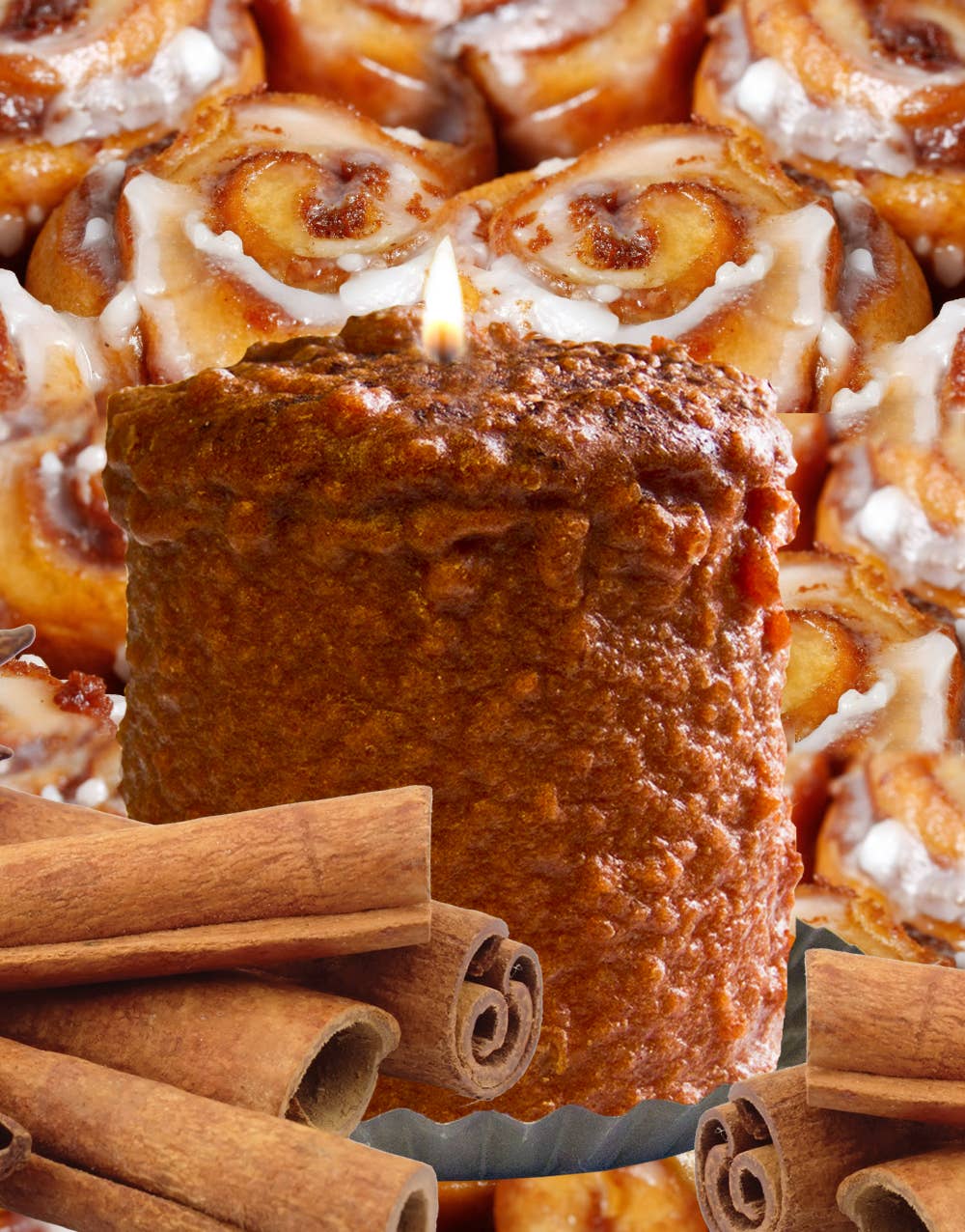 Cinnamon Bun Hearth Candle - Oak Down Collectibles