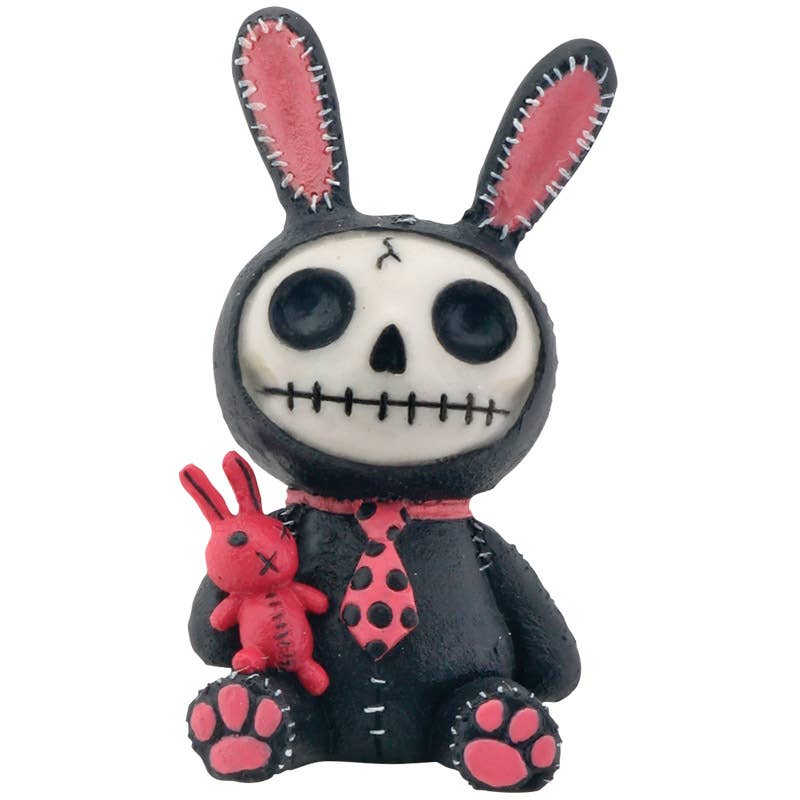 Furrybones Black Bun Bun - Oak Down Collectibles