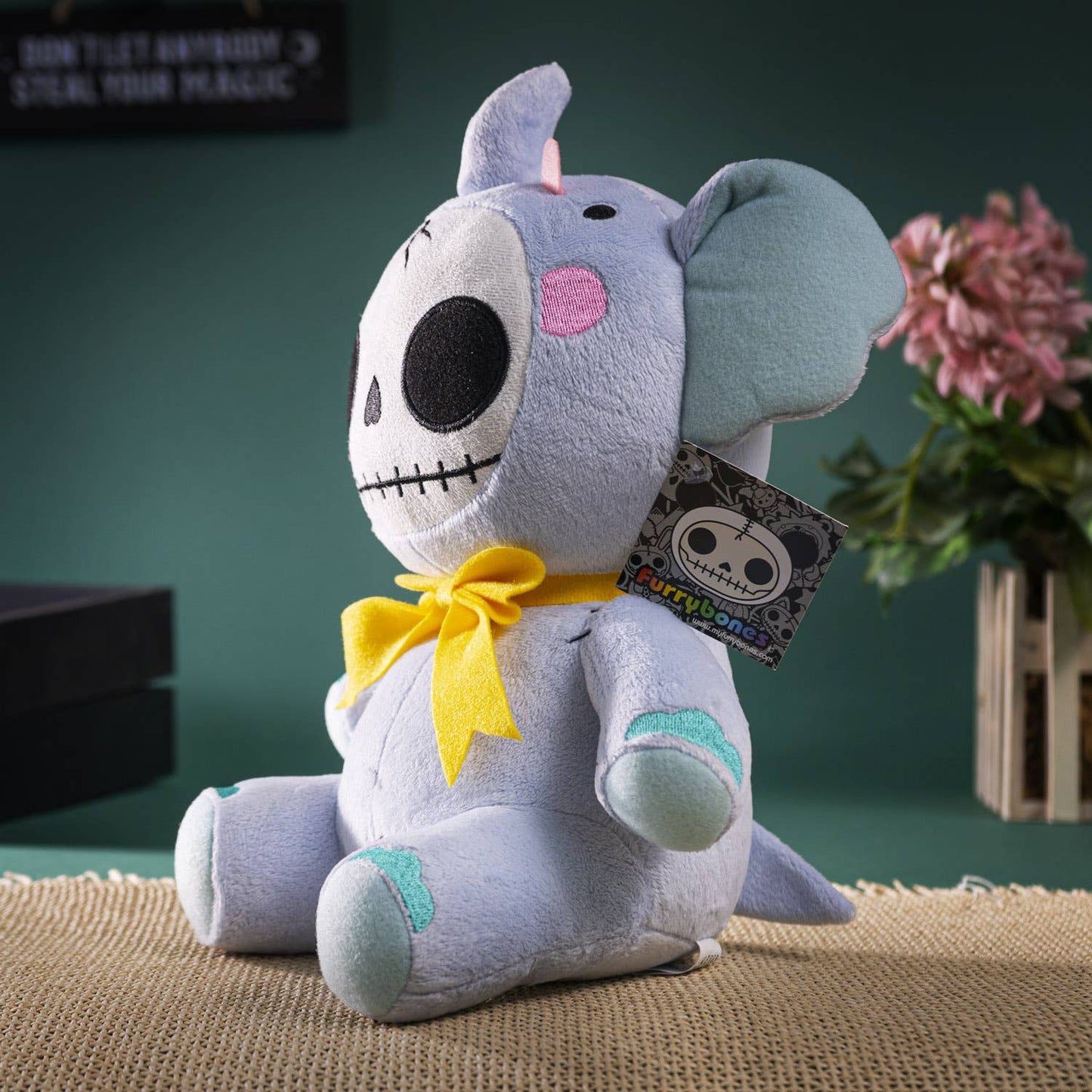 Furrybones Stuffed Plush Elefun Elephant - Oak Down Collectibles