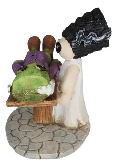 Pinhead Monster Giving Life Frankenstein and Bride