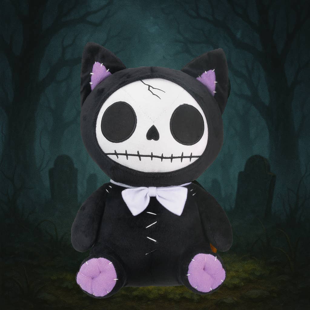 Furrybones Stuffed Plush Black Mao-Mao - Oak Down Collectibles