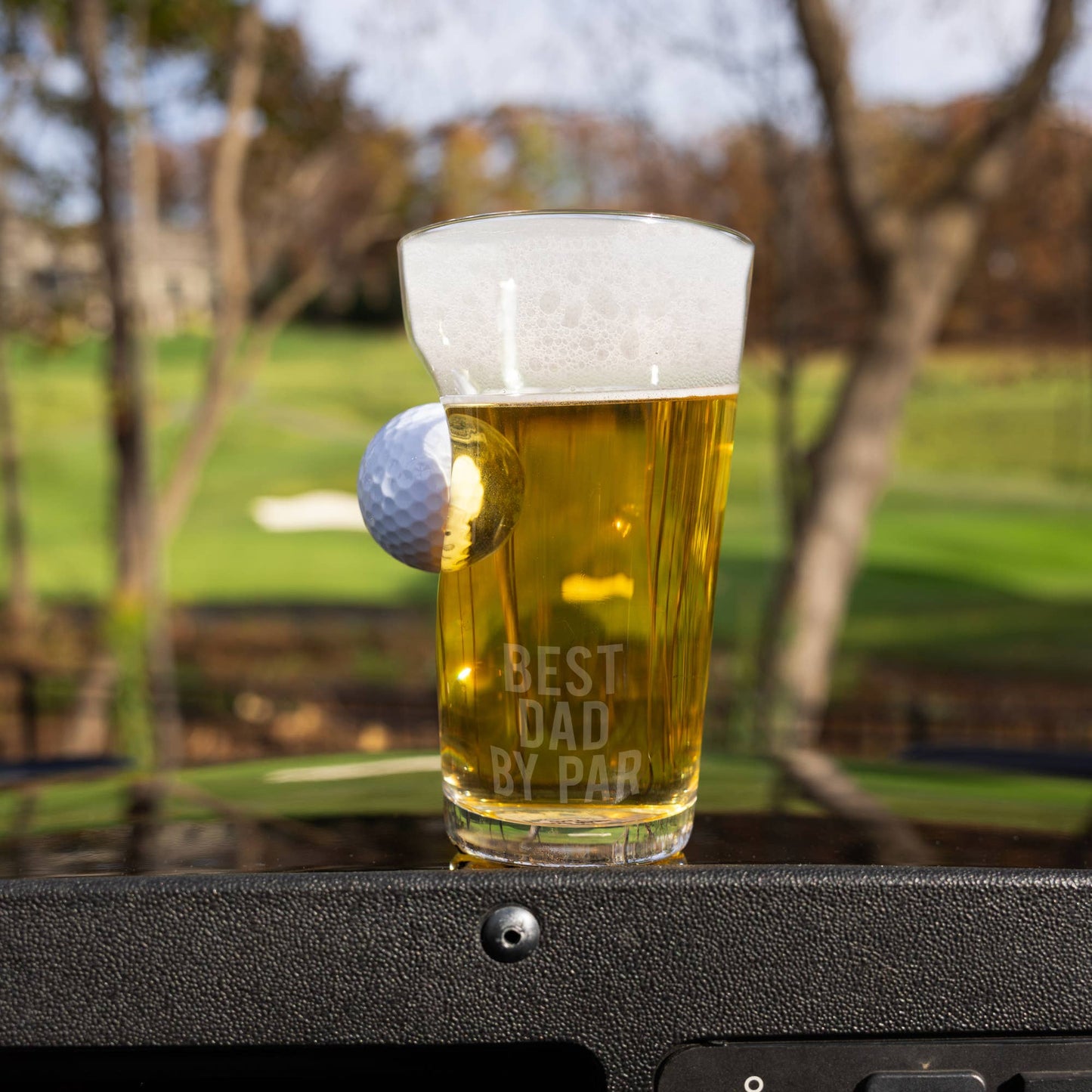 Dad Par - 15 oz Golf Ball Glass - Oak Down Collectibles