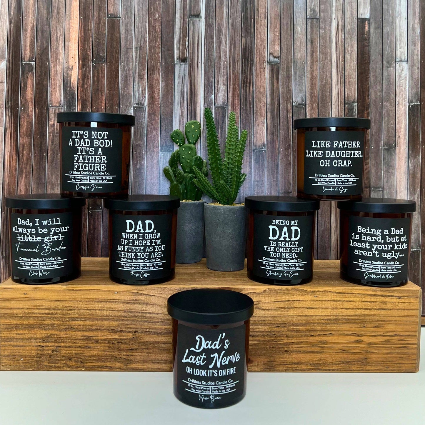 Financial Burden Fathers Day Gifts Candle - Soy Wax Candles - Oak Down Collectibles