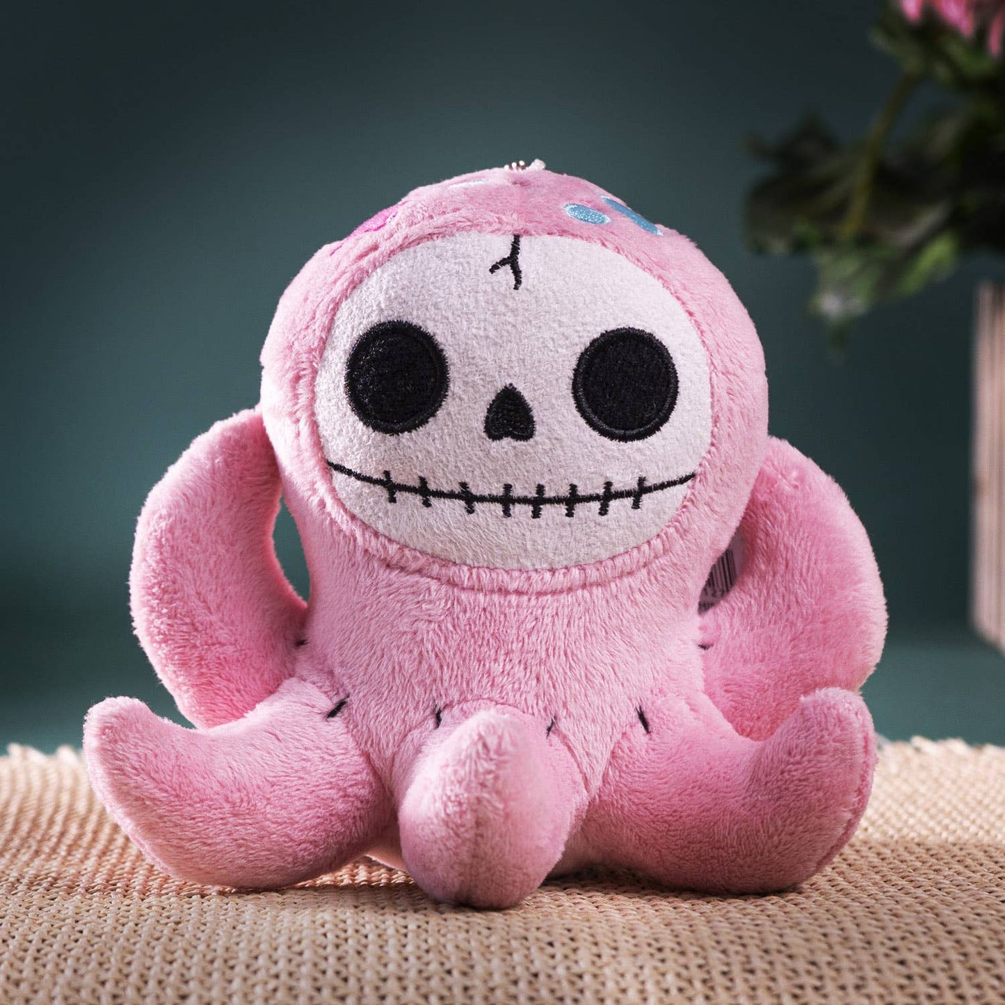 Furrybones Stuffed Plush Octopee Small - Oak Down Collectibles