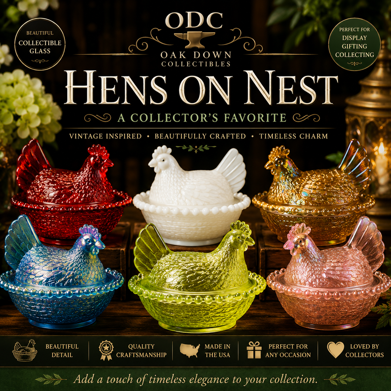 Hens on Nest