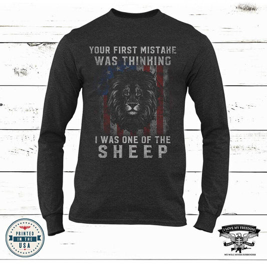 Long Sleeve Lions Not Sheep Shirt