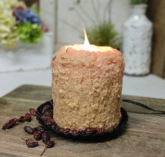 Nutmeg & Cream Electric Candle - Oak Down Collectibles