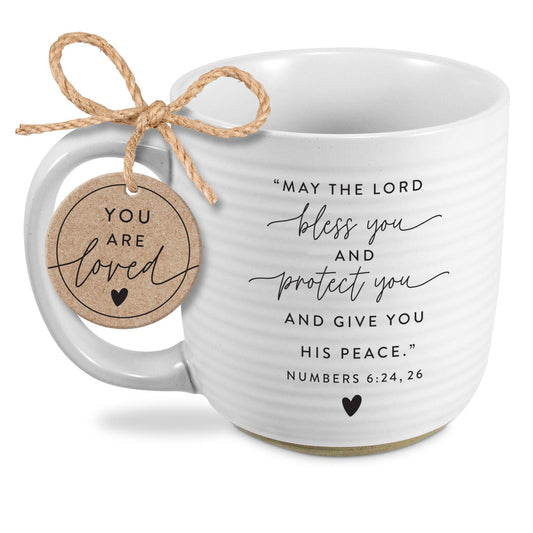 LCP Mug Hold Onto Hope Bless You Textured 20 oz - Oak Down Collectibles
