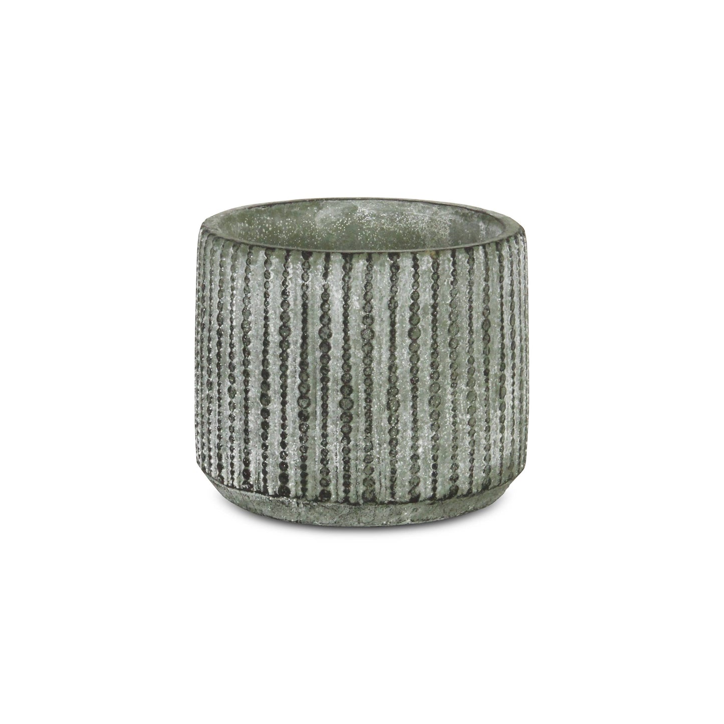 Arianthe Orb Patterned Cement Pot