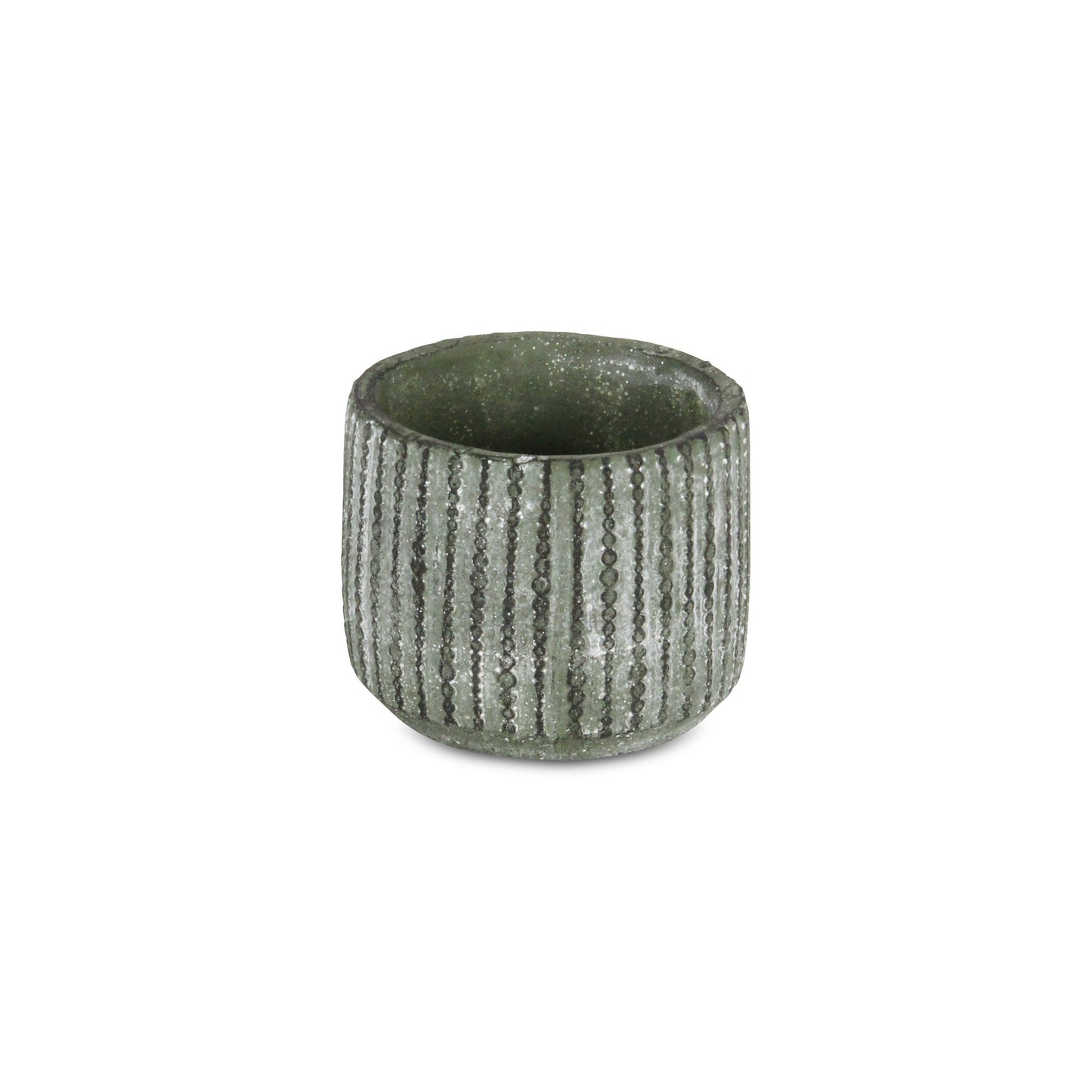Arianthe Orb Patterned Cement Pot