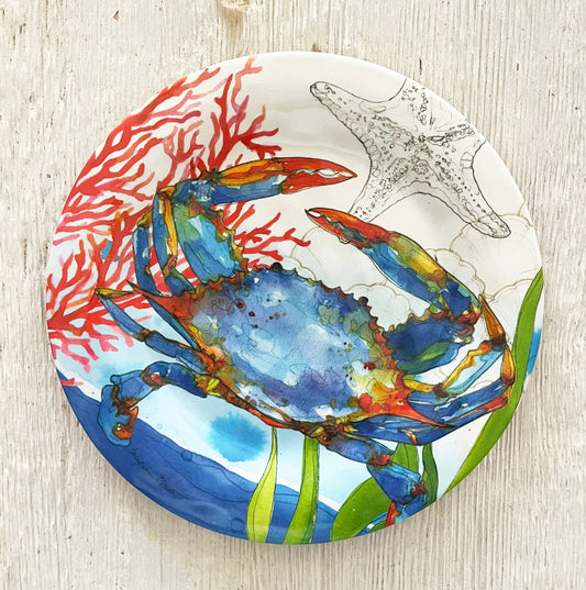 Oceana Coastal Crab Bamboo Salad Appetizer Plate