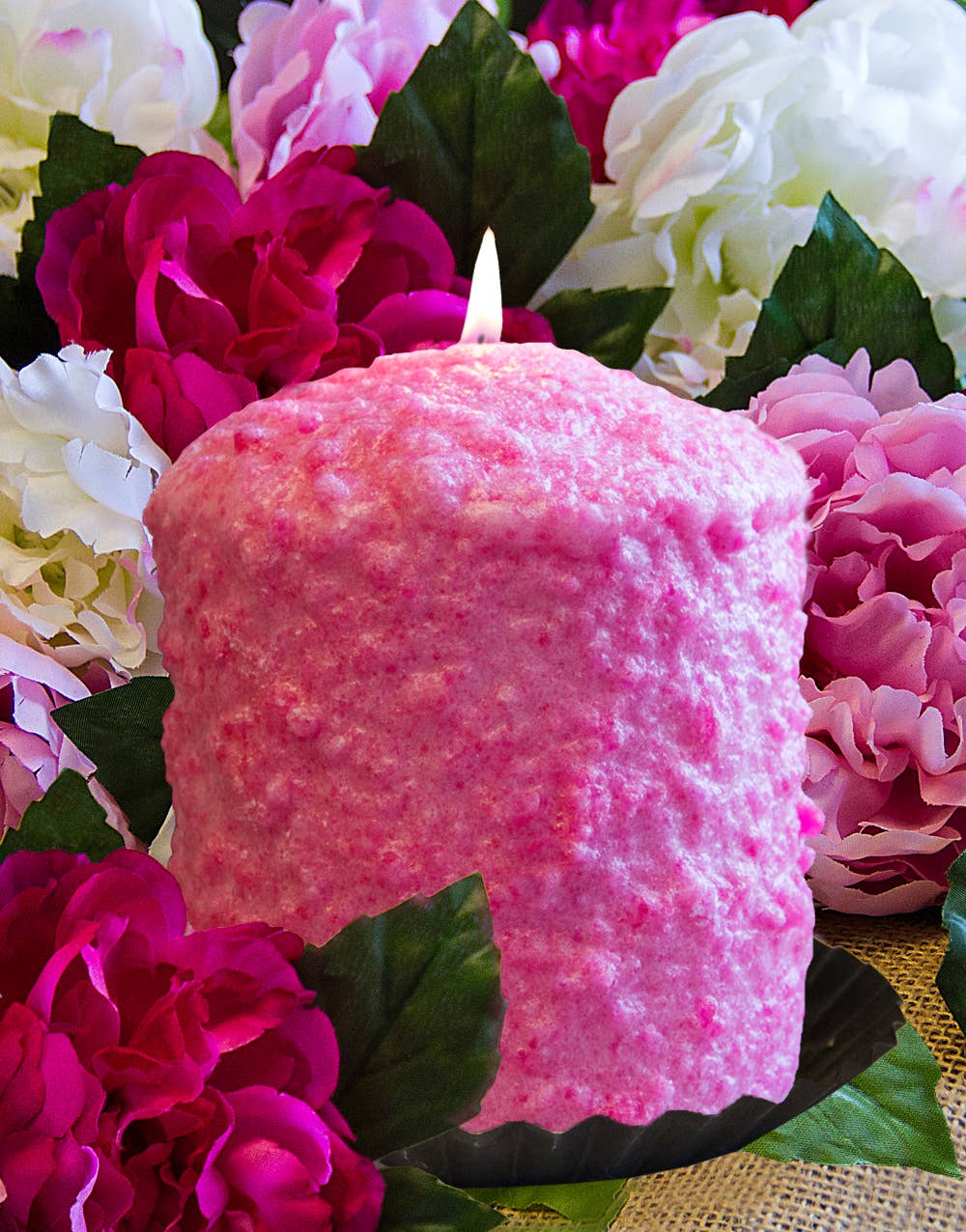 Peony Hearth Candle - Oak Down Collectibles