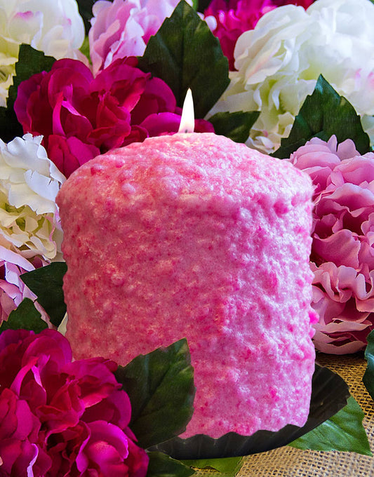Peony Hearth Candle - Oak Down Collectibles