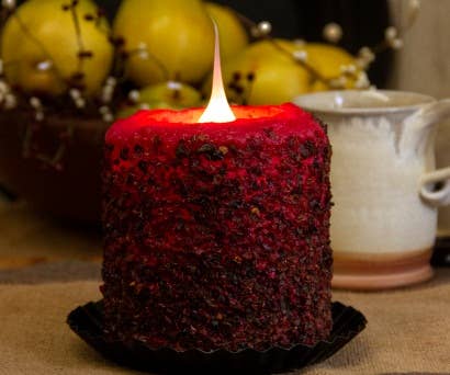 Homespun Harvest Electric Candle - Oak Down Collectibles