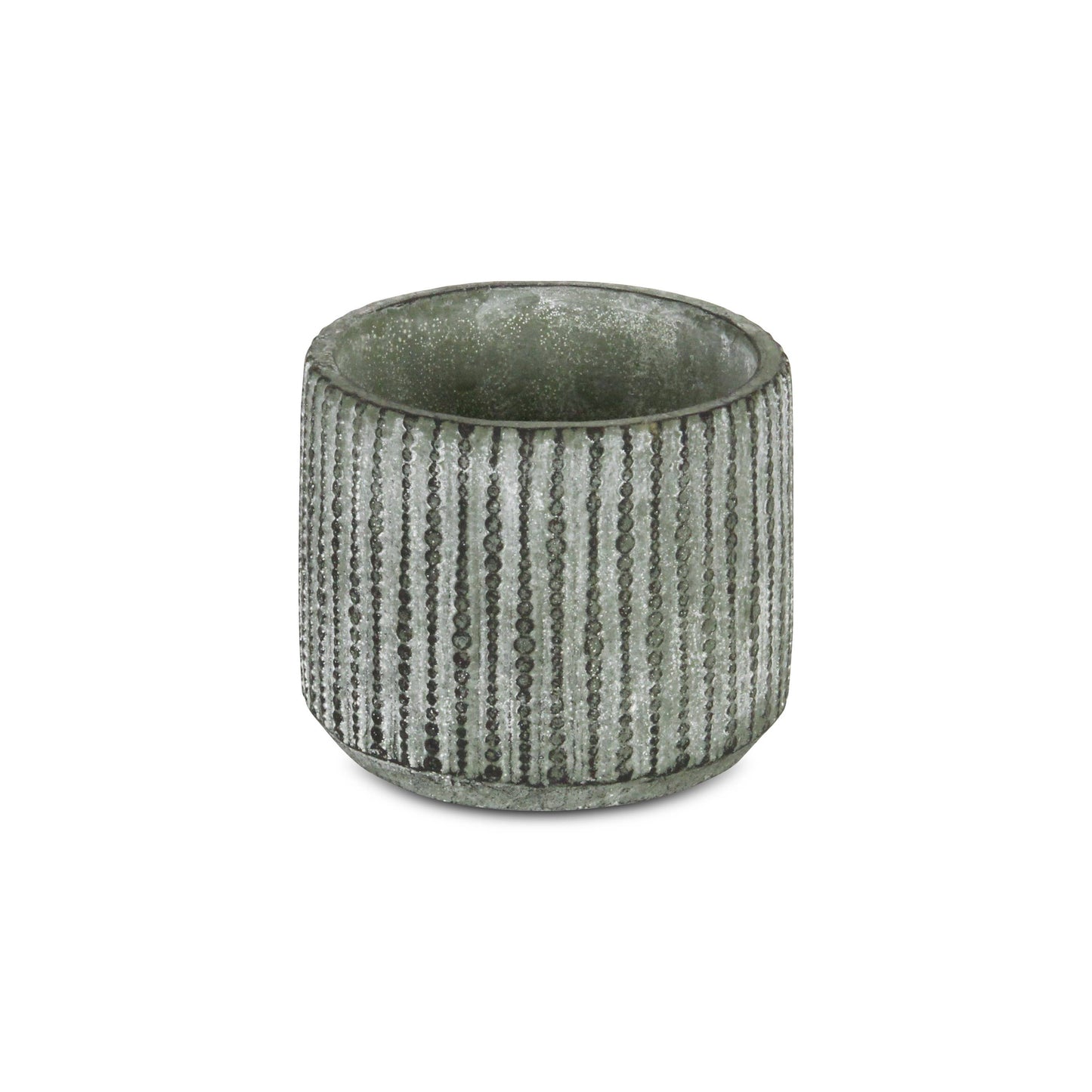 Arianthe Orb Patterned Cement Pot