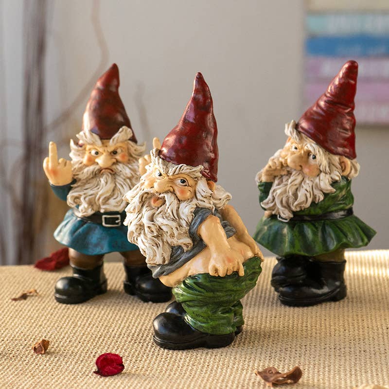 15620 Evil Gnome Set of 3 - Oak Down Collectibles