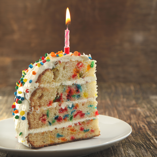 Birthday Cake Mini Hearth - Oak Down Collectibles