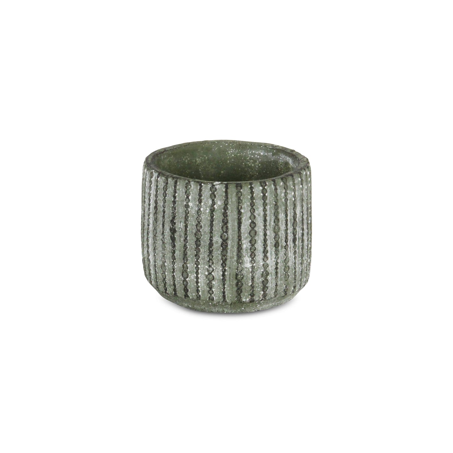 Arianthe Orb Patterned Cement Pot