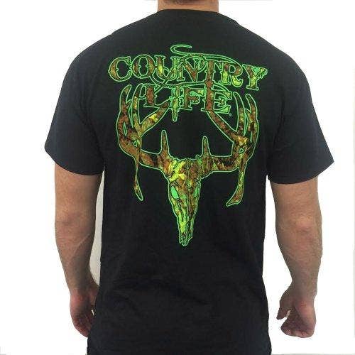 S-6 Camo Skull - Black/Green