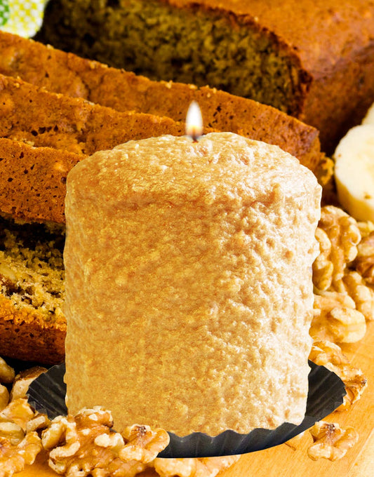 Banana Nut Bread Hearth Candle - Oak Down Collectibles
